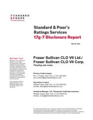 Fraser Sullivan CLO VII Ltd./ Fraser Sullivan CLO VII Corp.