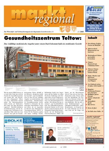 Gesundheitszentrum Teltow: - markt regional