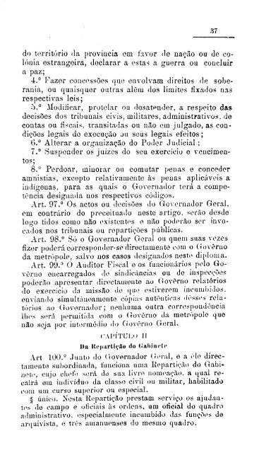 Carta orgÃ¢nica da provÃ­ncia de Angola, Luanda: Imprensa Nacional