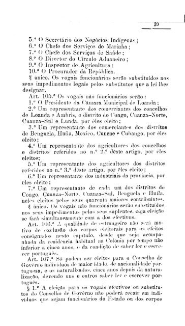 Carta orgÃ¢nica da provÃ­ncia de Angola, Luanda: Imprensa Nacional