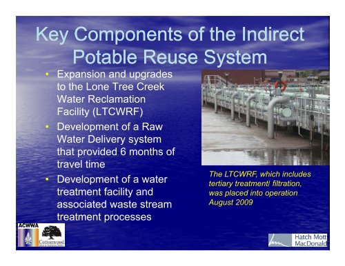Joint Water Purification Project- Colorado's First Planned Indirect ...