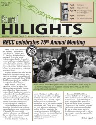 RECC celebrates 75th Annual Meeting - Rural Electric Convenience