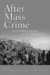 After mass crime: Rebuilding states and communities