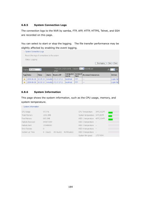 NVR user manual - Kamery IP