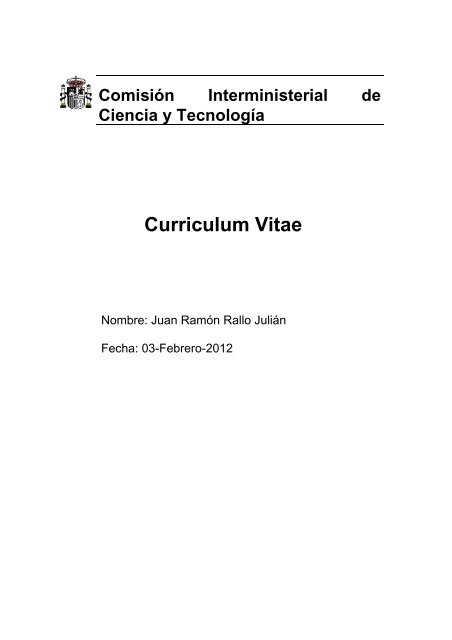 Curriculum Vitae