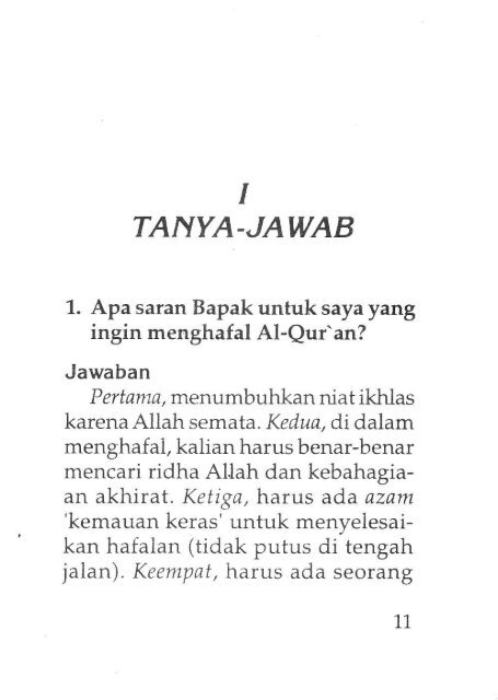 Taqiyul Islam Qori - Cara Mudah Menghafal al-Quran