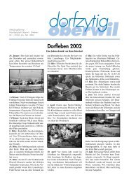 Dorfleben 2002 - Zugermarkt
