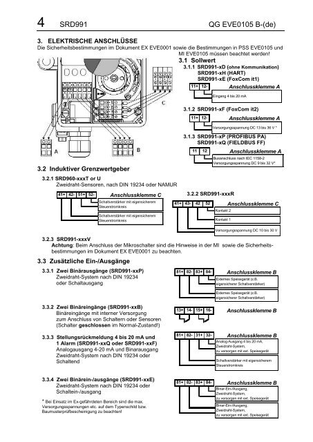 Quick Guide - Foxboro Eckardt