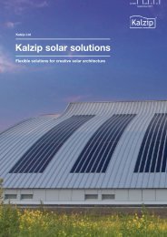 Kalzip solar solutions