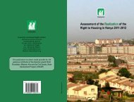 Assessment of the Realization of the Right to Housing in ... - Hakijamii