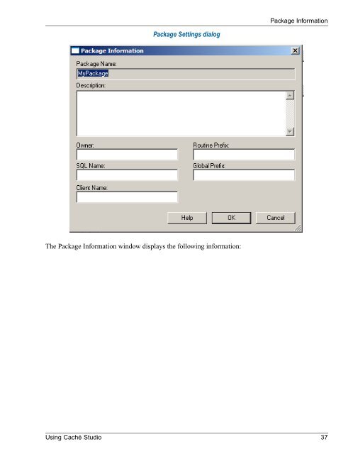 Using Caché Studio - InterSystems Documentation