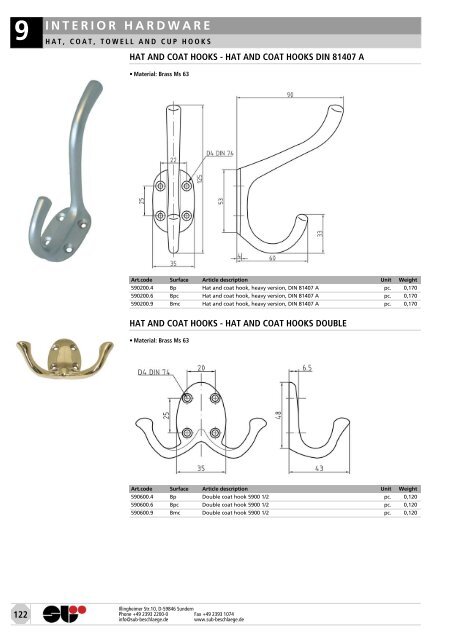 locks & attachments stainless steel