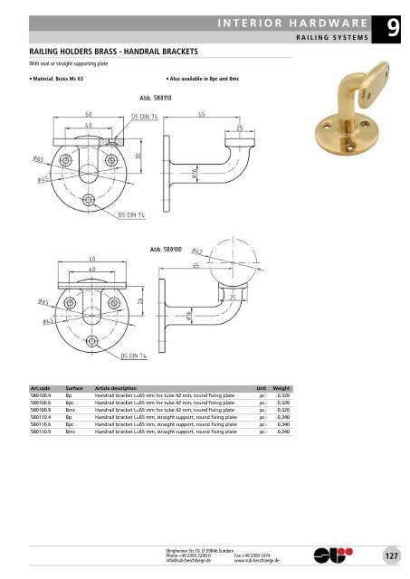 locks & attachments stainless steel