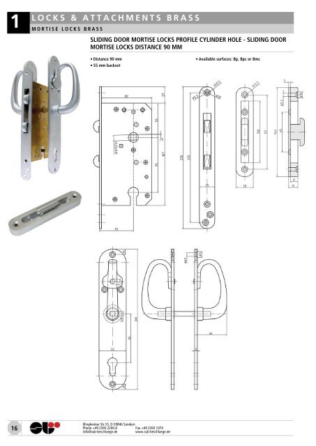 locks & attachments stainless steel