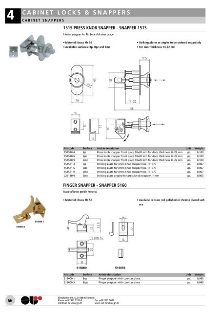 locks & attachments stainless steel