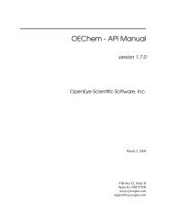 OEChem - API Manual