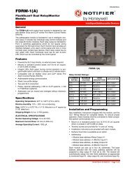 FDRM-1(A) - FlashScanÂ® Dual Relay/Monitor Module - Notifier