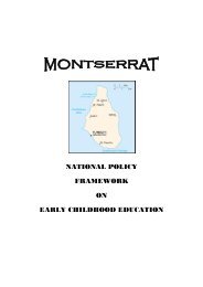 Montserrat ECD Policy - Government of Montserrat