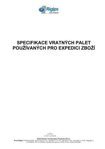 Speficikace vratnych palet_7_2012 - Rigips