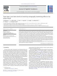 Time-lapse cross-hole electrical resistivity tomography monitoring ...