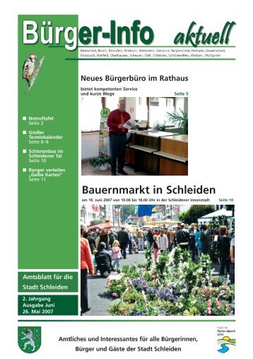 Ausgabe Juni 2007 - Stadt Schleiden