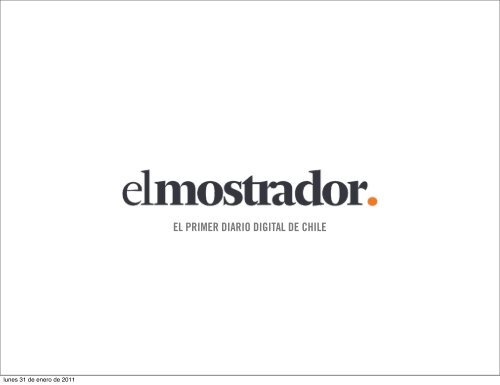 EL PRIMER DIARIO DIGITAL DE CHILE - El Mostrador