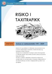 Risiko i taxitrafikk - Norges Taxiforbund
