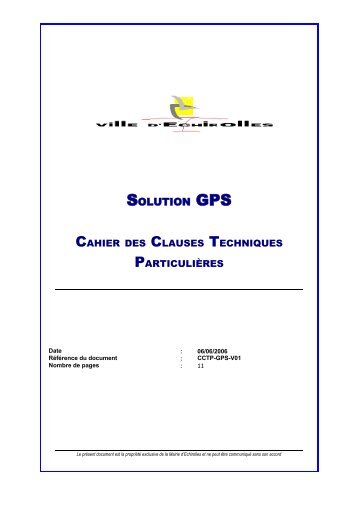 CCTP PDF - Echirolles