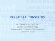 Pulsatilla: tonsillitis - Dr. Gheorghe Jurj - Homeopatie