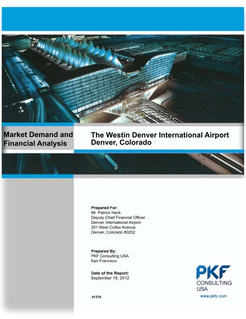 PKF Hotel Market Demand and Financial Analysis - DIA Business