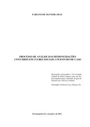 processo de análise das demonstrações contábeis em clubes sociais