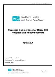 Strategic Outline Case for Daisy Hill Hospital Site Redevelopment