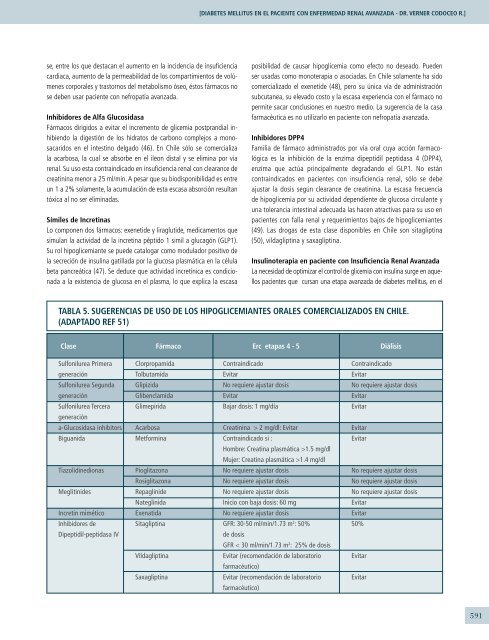 diabetes mellitus en el paciente con enfermedad renal avanzada