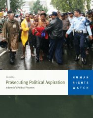 Prosecuting Political Aspiration - Human Rights Watch