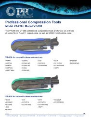 Professional Compression Tools Model VT-200 ... - Technetix.pl