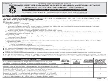 COMPROBANTES DE IDENTIDAD, CIUDADANÃƒÂA ... - DMV