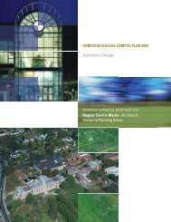 Campus Plan 2005 - Camosun College