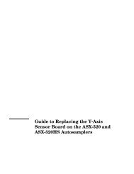 Guide to Replacing the Y-Axis Sensor Board on the ASX-520 and ...