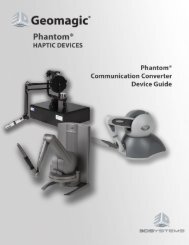 Phantom Communication Converter Device Guide - Geomagic