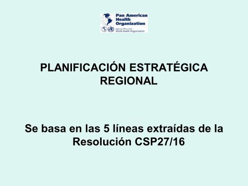 Programa de Seguridad del Paciente para la RegiÃ³n de las AmÃ©ricas