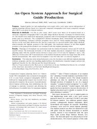 An Open System Approach for Surgical Guide Production - BEGO