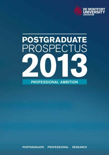 PROSPECTUS - Study in the UK