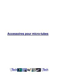 Accessoires pour micro-tubes