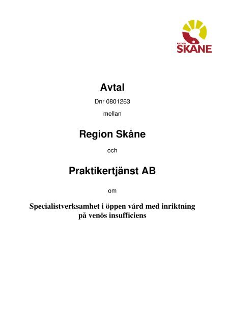 Avtal_Praktikertjanst_AB.pdf - Region SkÃ¥ne