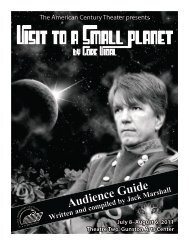 Visit to a Small Planet - The American Century Theater