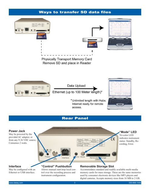 DI-710 Data Logger Data Sheet - DATAQ Instruments