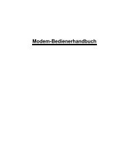 Modem-Bedienerhandbuch - Hayes Micro