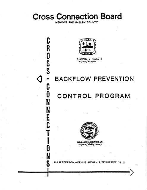 Cross Connection Control Program - Memphis Light Gas & Water