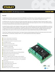 Access Control |PAC 530 Output Controller - Stanley PAC