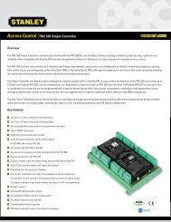 Access Control |Oneprox™ USB Enrollment Reader ... - Stanley PAC